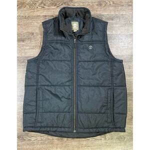 Timberland Men’s Puffer Vest Black Size XXL Fall Winter